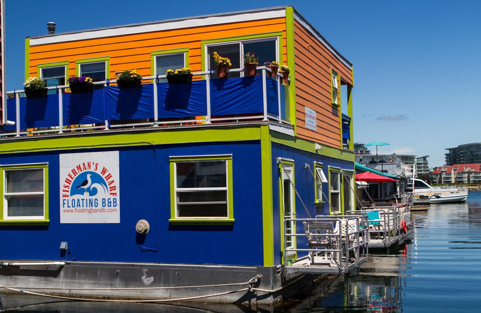 A Float Home B&B In Fisherman'S Wharf Victoria Eksteriør billede