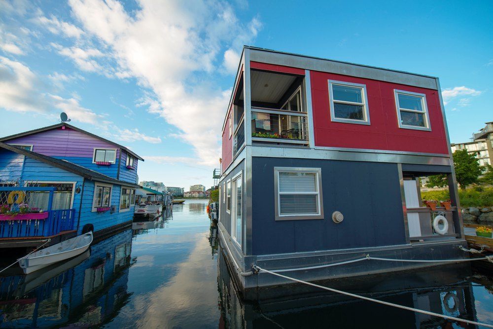 A Float Home B&B In Fisherman'S Wharf Victoria Eksteriør billede