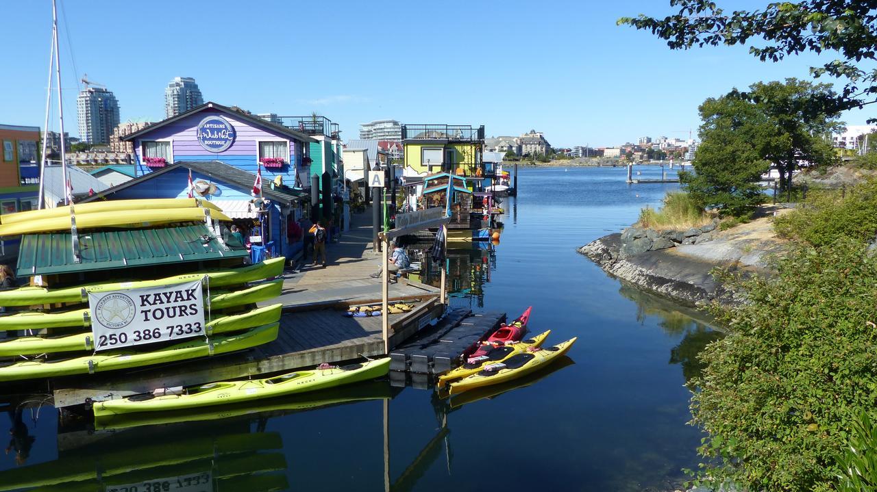 A Float Home B&B In Fisherman'S Wharf Victoria Eksteriør billede