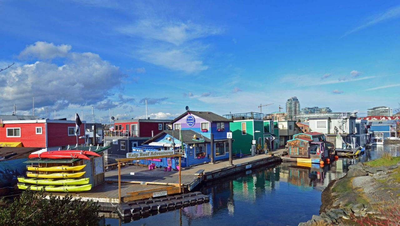 A Float Home B&B In Fisherman'S Wharf Victoria Eksteriør billede